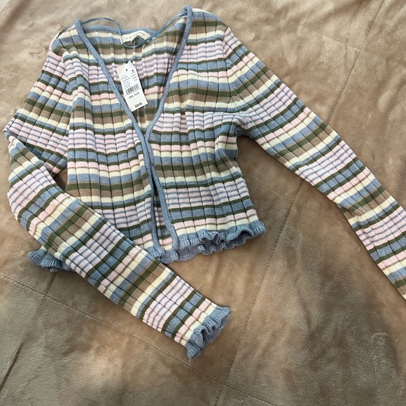 LA Hearts Striped Cardigan - Picture 5 of 7